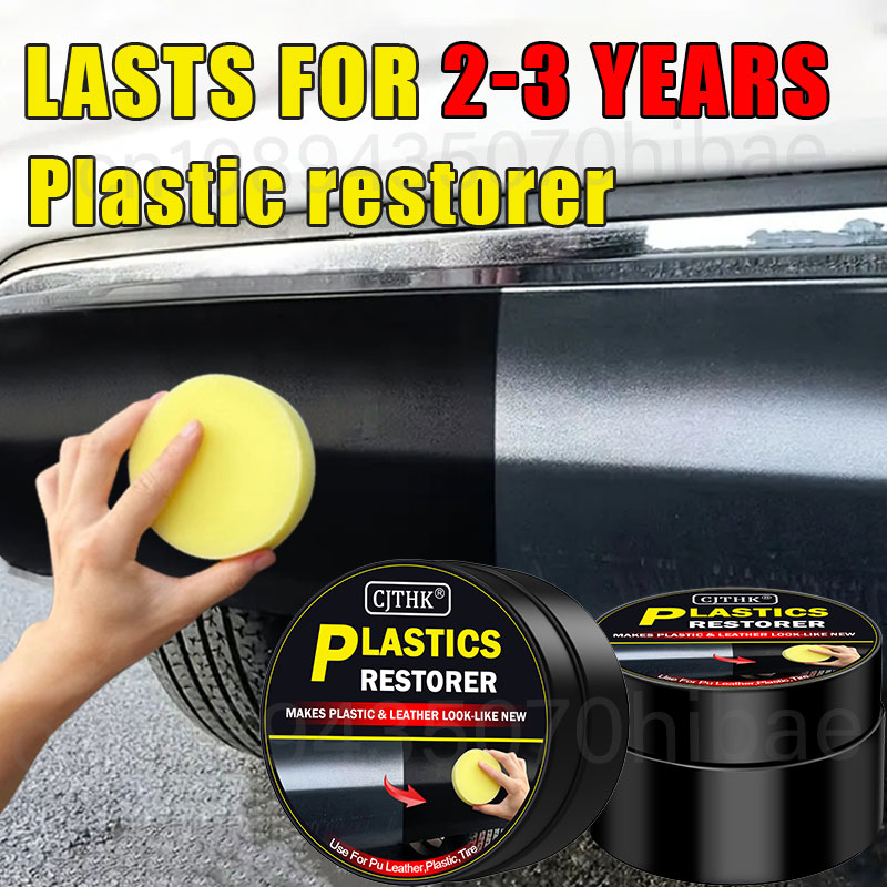 Car Plastic Restorer Back To B - Leather Cleaner Interior ulasan dan harga