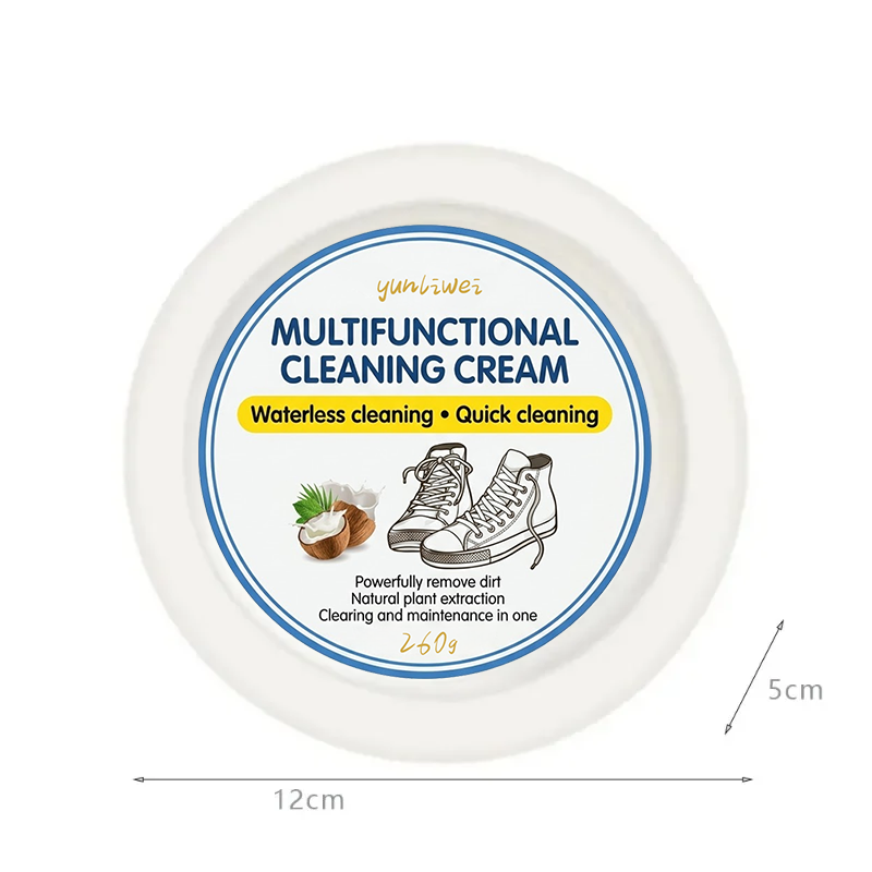 260g White Shoe Cleaner Paste  - Leather Cleaner Interior ulasan dan harga